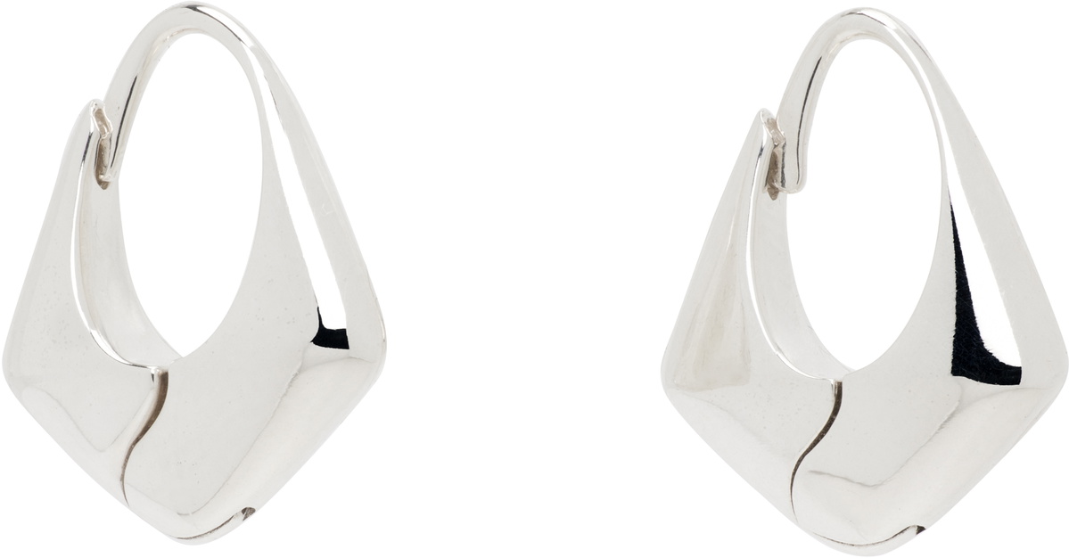 Sophie Buhai Small Pyramid Hoop Earrings