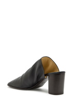 Lemaire Glove 80 Leather Mules Dark Brown