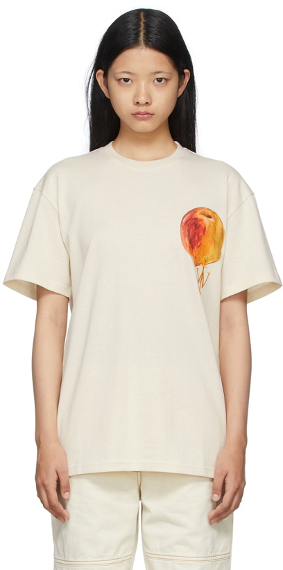 Photo: JW Anderson Off-White Peach T-Shirt