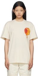 JW Anderson Off-White Peach T-Shirt