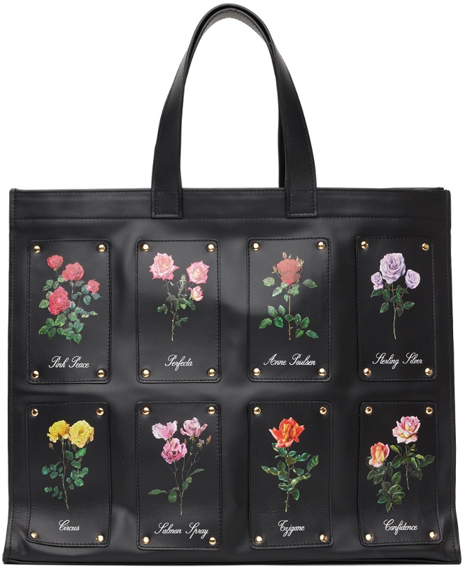 Photo: Ernest W. Baker Black Patched Tote