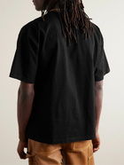 Rhude - Logo-Print Cotton-Jersey T-Shirt - Black