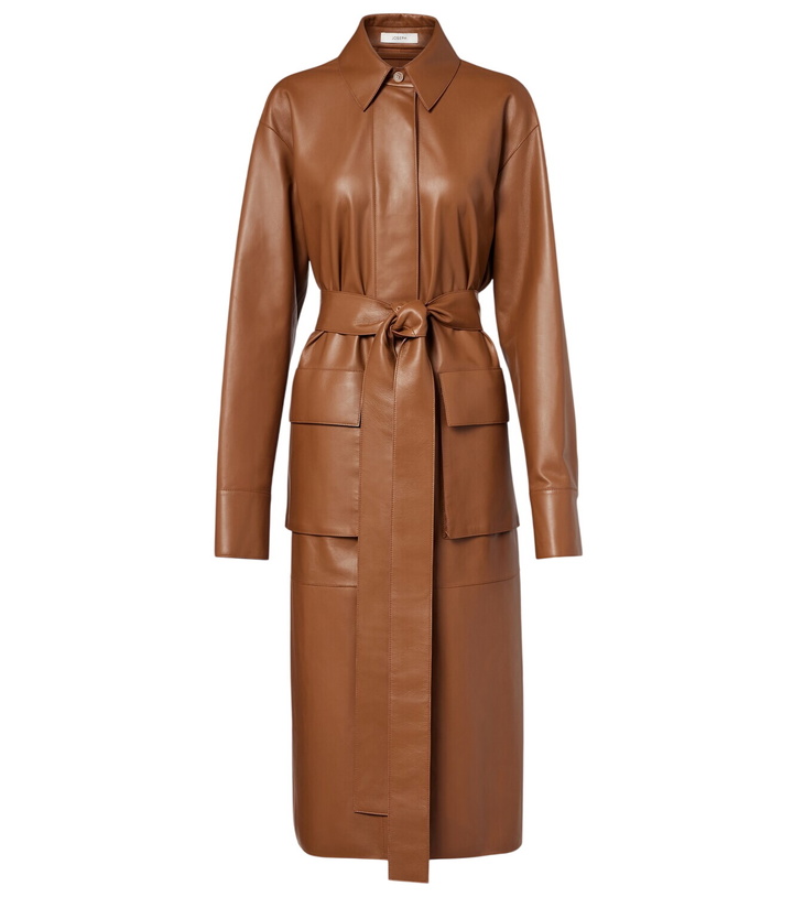Photo: Joseph Okabe leather coat