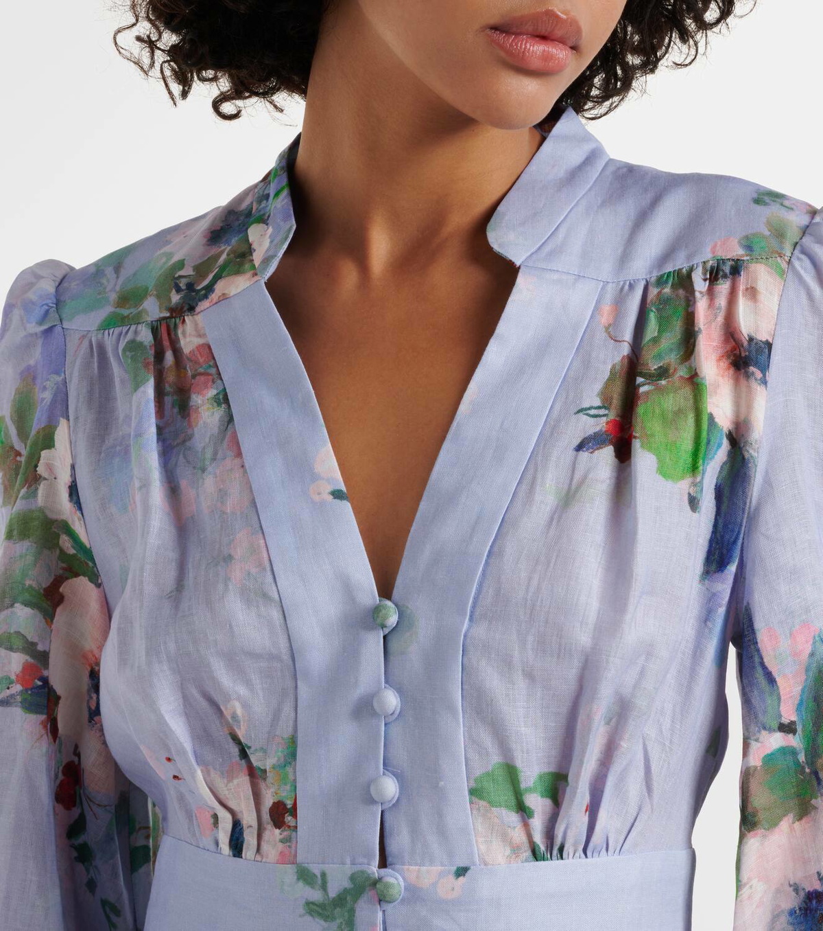 Zimmermann Everley linen midi dress Zimmermann