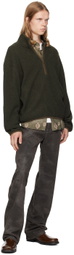 Sunflower Green Zip Sweater