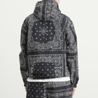 F.C. Real Bristol Men's Bandana Nylon Hooded Jacket in Black