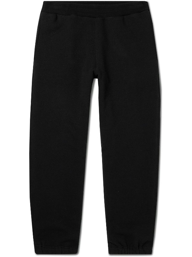 Photo: SSAM - Tomo Tapered Cashmere and Cotton-Blend Sweatpants - Black