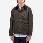 Barbour Men's OS Transport Wax Jacket in Olive