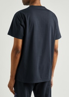 Alexander Mcqueen Logo-print Cotton T-shirt Navy