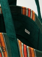 BODE - Parakeet Logo-Embroidered Striped Canvas and Corduroy Tote Bag