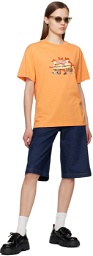 Maison Kitsuné Orange Surfing Foxes T-Shirt