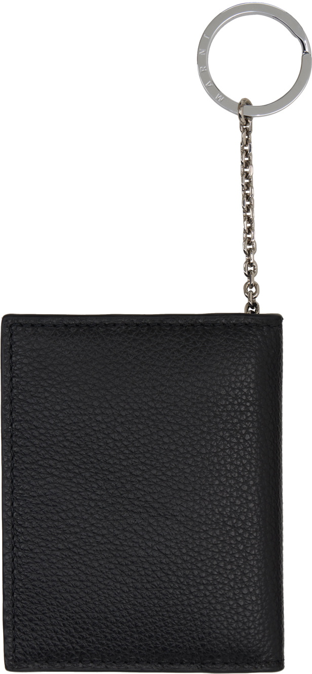 Marni Black 6 CC Card Holder