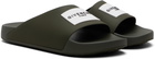 Givenchy Khaki Label Mule Slides