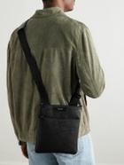 Serapian - Leather-Trimmed Stepan Coated-Canvas Messenger Bag