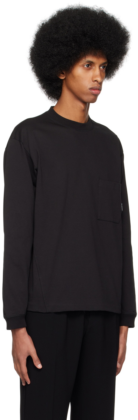 rito structure Black Pocket T-Shirt rito structure