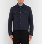 Neil Barrett - Wool-Blend Trucker Jacket - Men - Navy