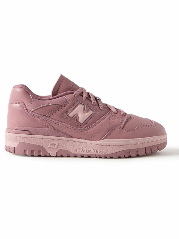 Photo: New Balance - 550 Leather Sneakers - Pink