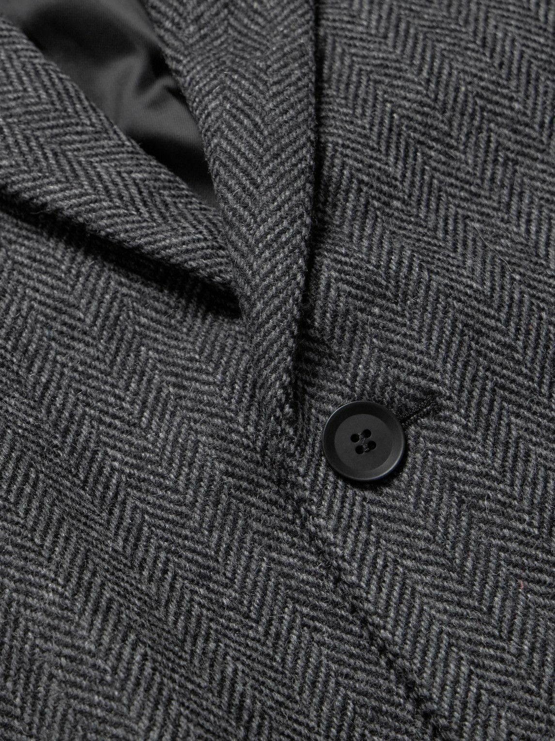 ジャケット・アウター A.P.C. Ivan Herringbone Wool-Blend Coat A.P.C. Ivan Herringbone り Wool-Blend Coat
