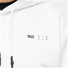 McQ Women's Contrast Logo Hoody in Optic White