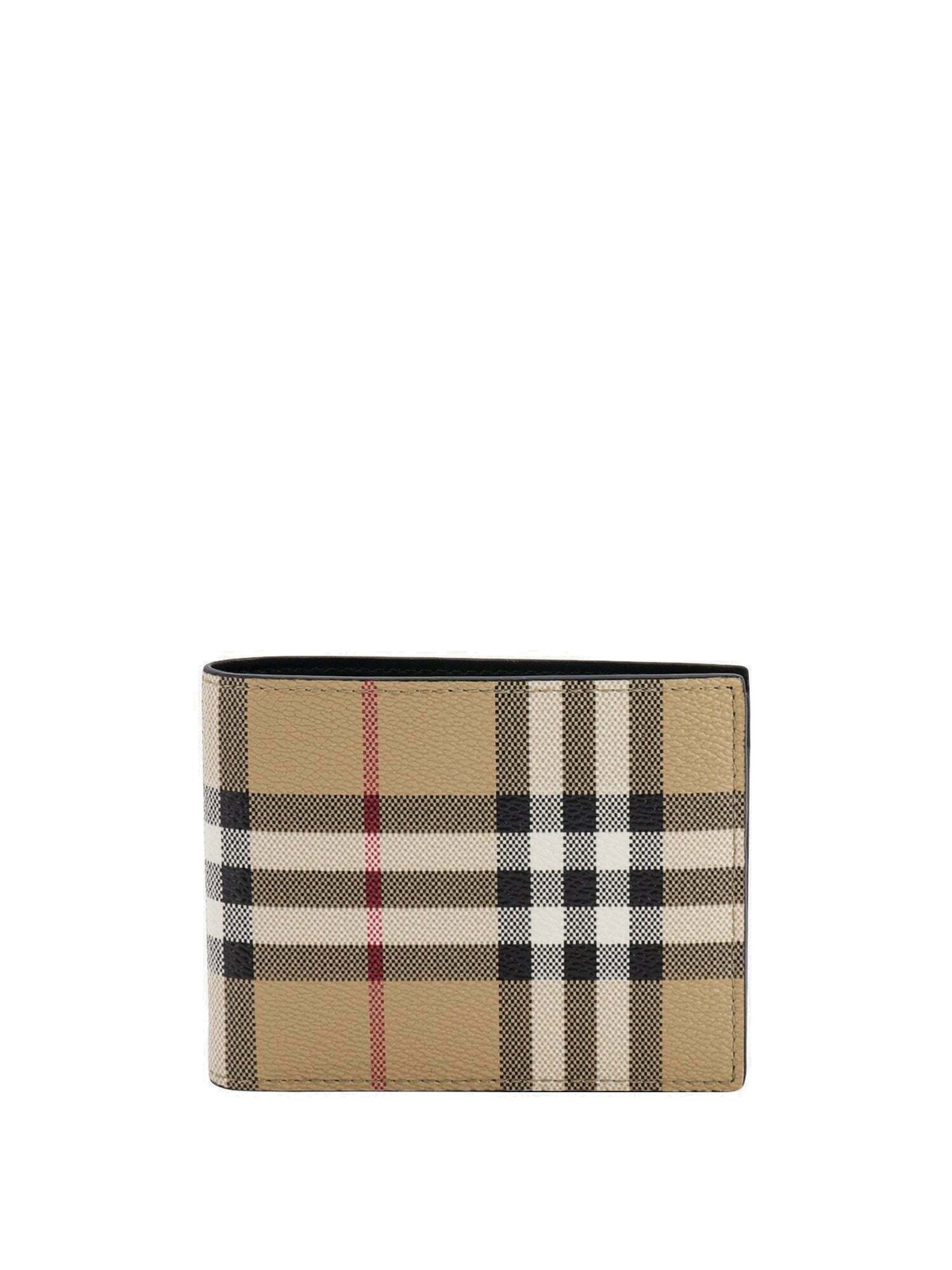 Burberry Wallet Beige Mens Burberry