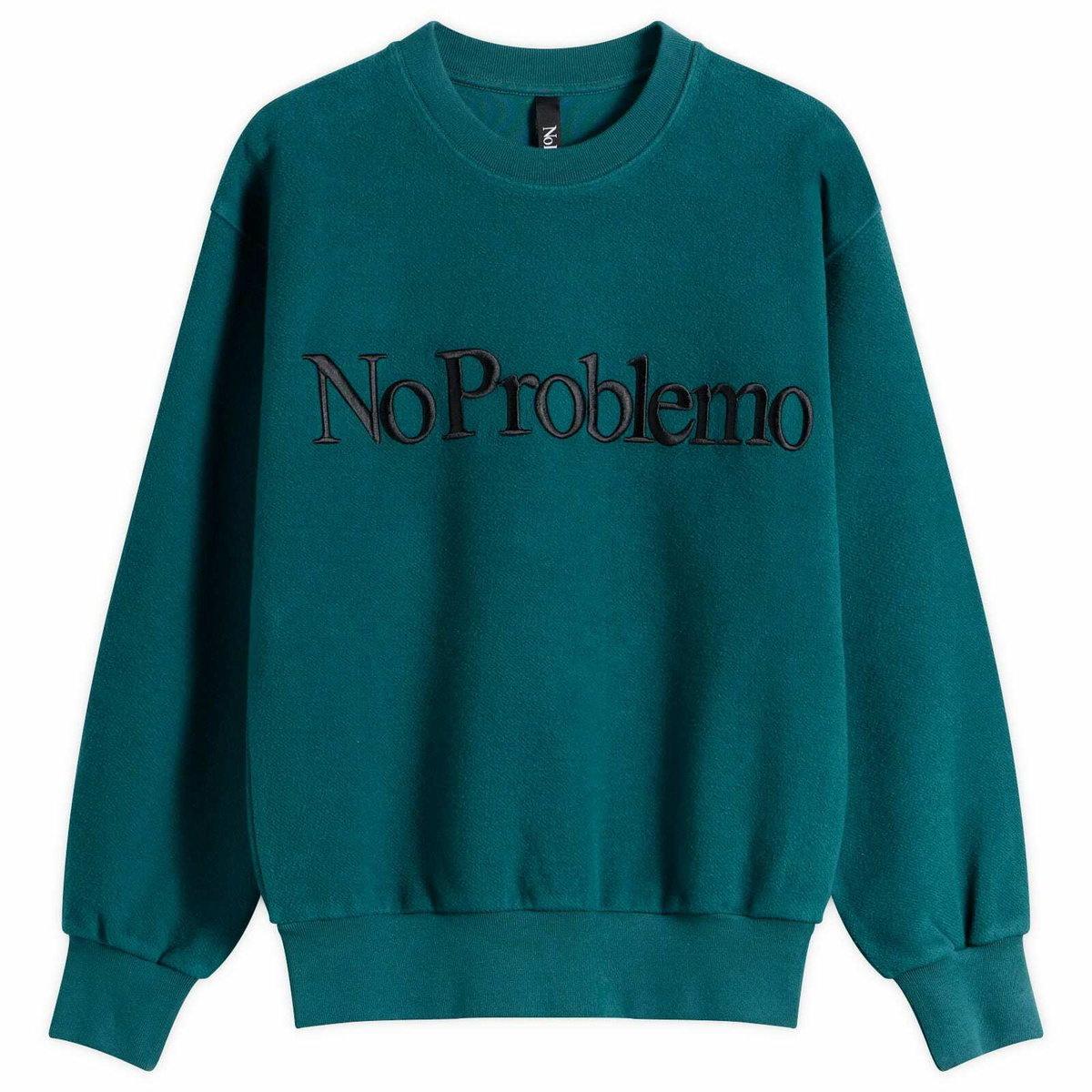No Problemo Women's Reverse Fleece Sweatshirt in Teal