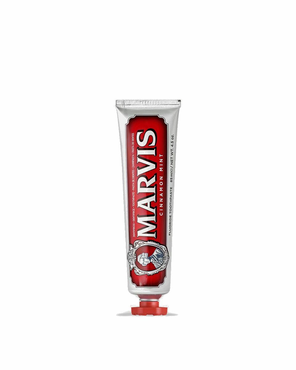Photo: Marvis Cinnamon Mint 85 Ml Red|Silver - Mens - Beauty|Grooming
