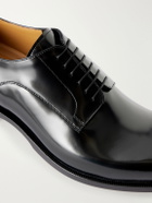 Christian Louboutin - Moustachou Leather Oxford Shoes - Black