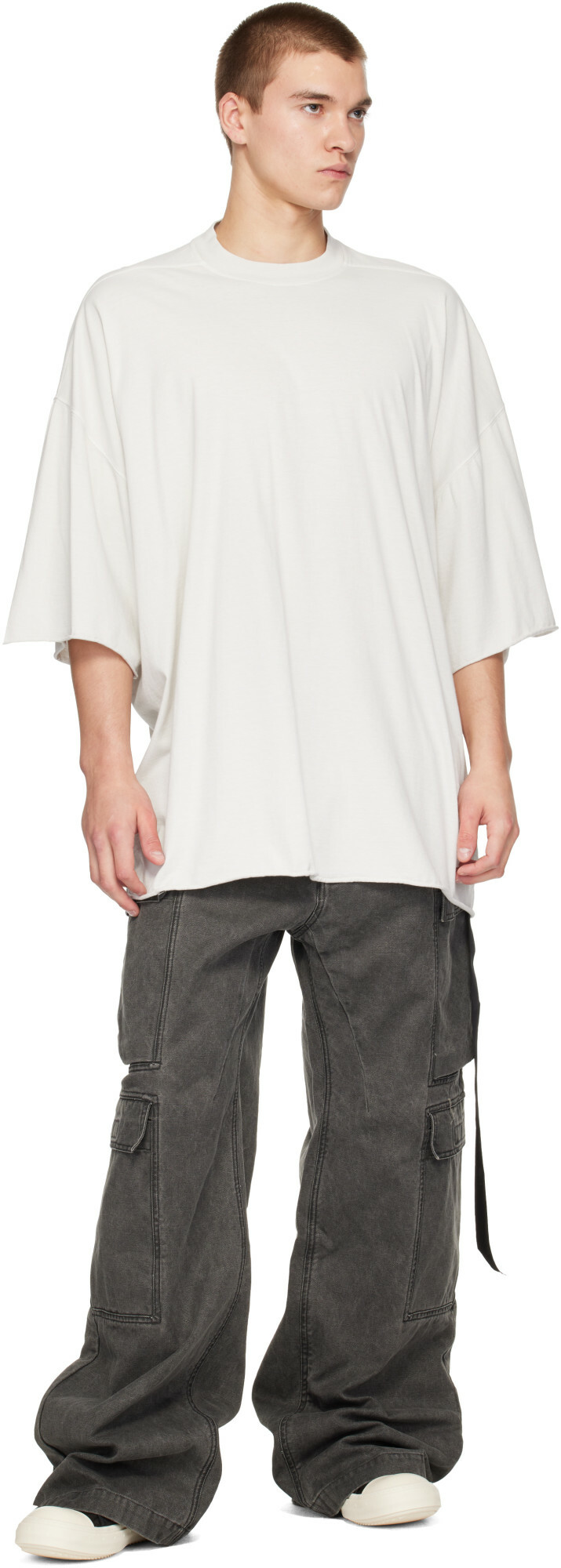 Rick Owens DRKSHDW Gray Tower Double Cargo Pants