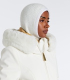 Goldbergh Fudo embellished ribbed-knit balaclava