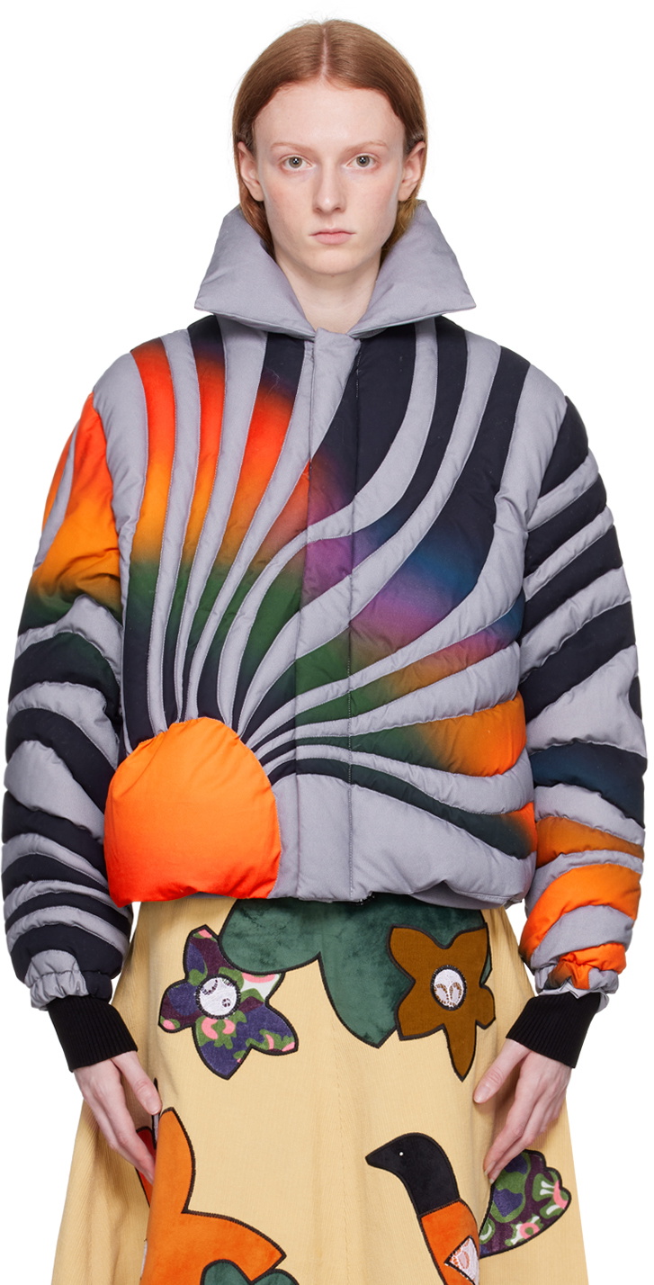 ERL Gray Sunset Down Jacket ERL