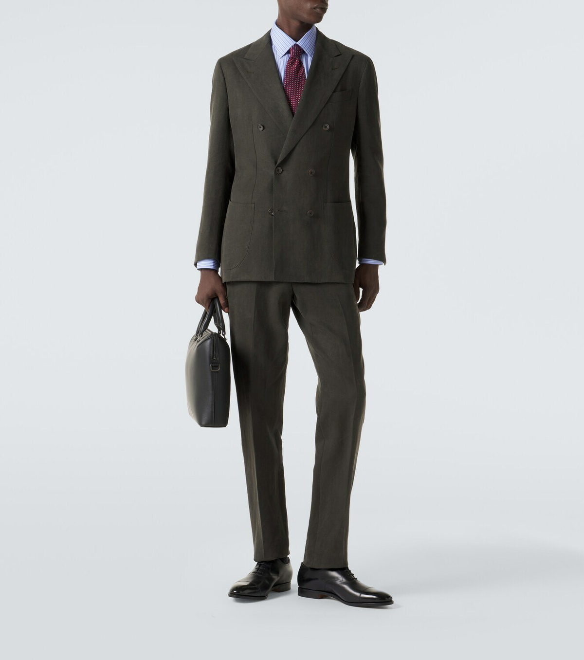 John Lobb City II leather Derby shoes