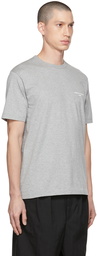 Comme des Garçons Homme Gray Print T-Shirt