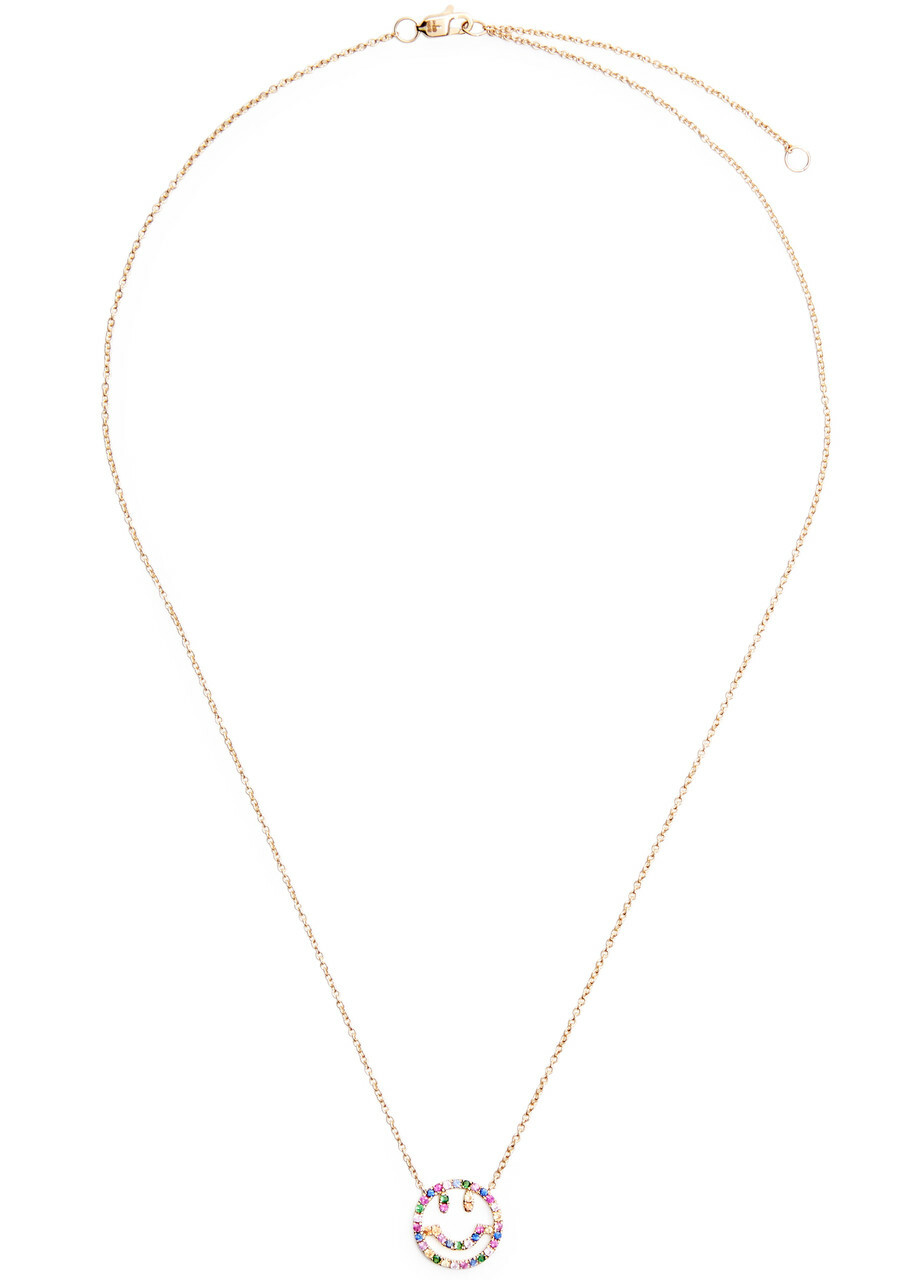 Roxanne First Have A Nice Day 14kt Gold Necklace - Multicoloured 1 - One Size