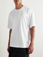 Moncler Genius - A$AP Rocky Logo-Appliquéd Cotton-Jersey T-Shirt - White