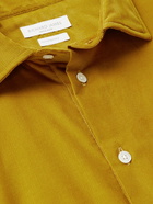 Richard James - Organic Cotton-Needlecord Shirt - Yellow