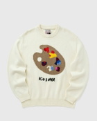 Kid Super Studios Paint Palette Knit Sweater White Pullovers