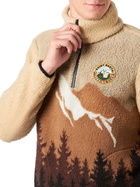 MC2 Saint Barth Man Sherpa Zipped Jacket With Saint Barth Patch