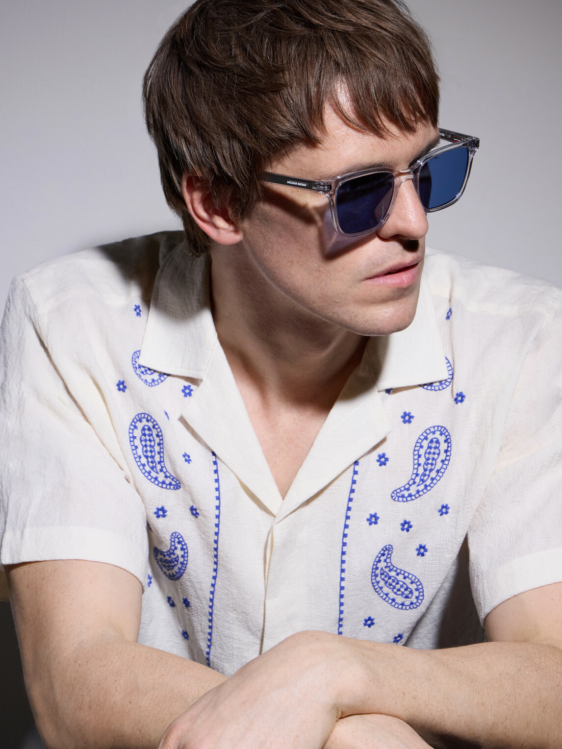 Orlebar Brown - Robbie D-Frame Acetate Sunglasses