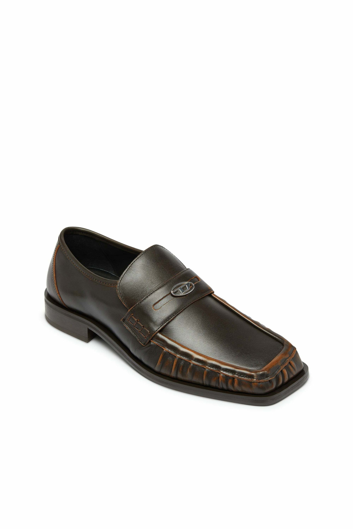 Diesel D-Amber - Penny loafers in leather - Moccasins and Mules - Man -