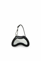 Diesel Glossy bag charm with mirror - Charms and Keyrings Womens in Black