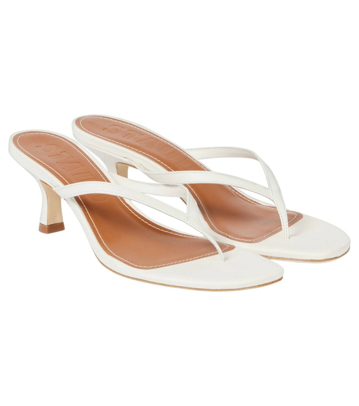 Photo: Staud Freja leather thong sandals