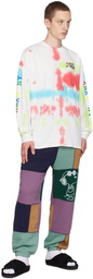 Awake NY White Tie-Dye Long Sleeve T-Shirt