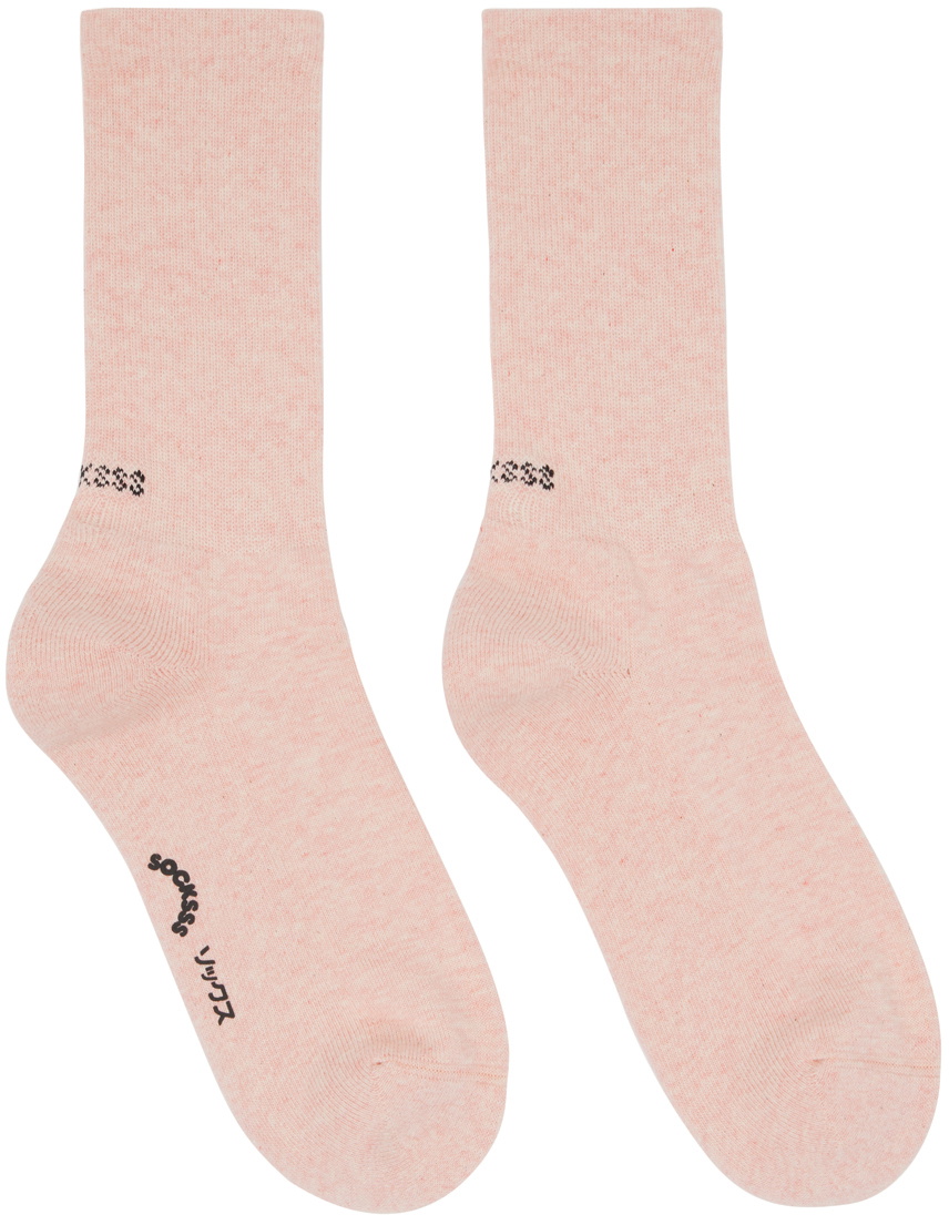 SOCKSSS: Two-Pack Pink Tie-Dye Socks