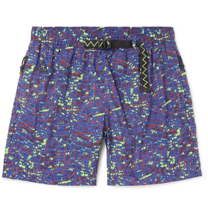 Photo: Nike - ACG Printed Shell Shorts - Purple