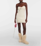 Magda Butrym Shearling lace-up boots