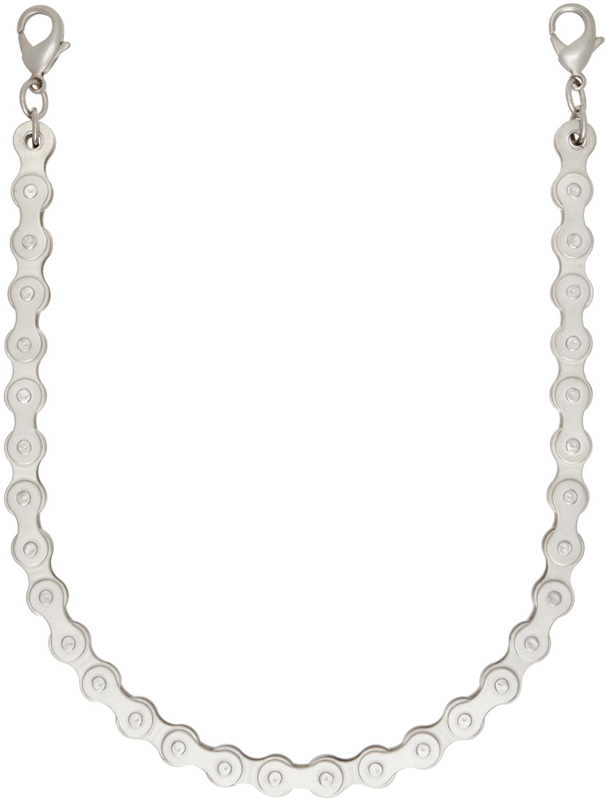 Vetements - Skull Gunmetal-Tone Wallet Chain - Men - Silver Vetements