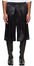 ABRA Black Satin Shorts