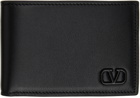 Valentino Garavani Black VLogo Wallet