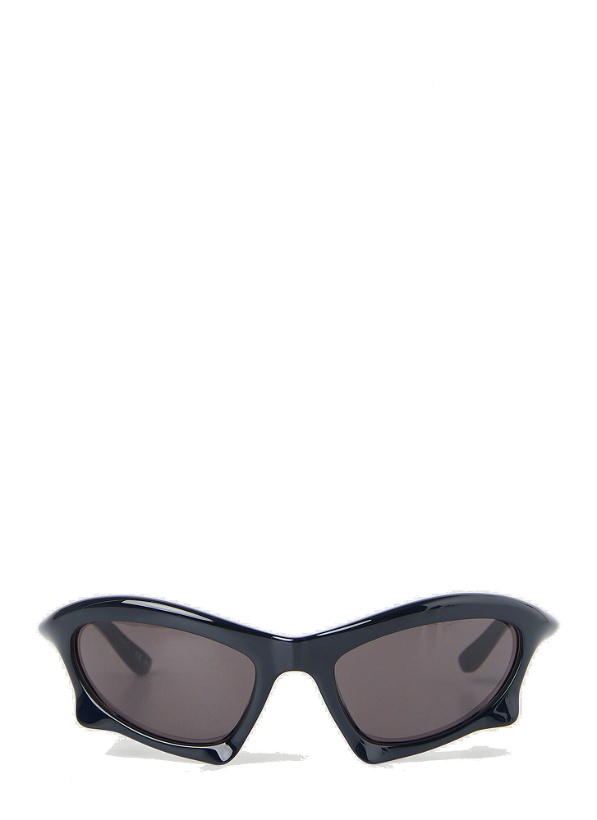Photo: Bat Rectangle Sunglasses in Black