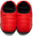 SUBU Red Quilted Packable Slippers